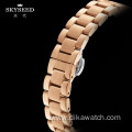 SKYSEED dial diamond gold female watch waterproof quartz